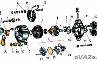 Замена подшипника генератора lada 2107 (ваз 2107)