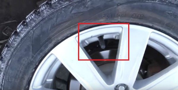 Установка внутреннего датчика TPMS